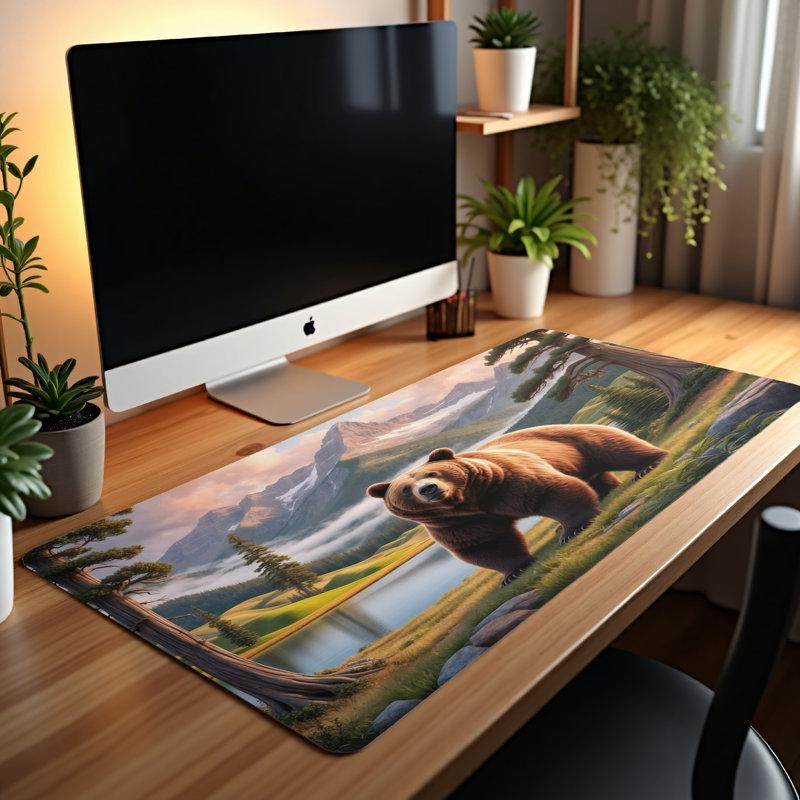 Polyester Desk Pad, 31.5x15.5