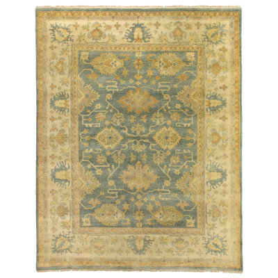 Antique Weave Oushak Wool Oriental Area Rug