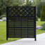 Enceinte de jardin multi-usage pour écran noir