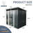 6 X 5Ft Outdoor Metal Storage Unit With Lockable Doors & Protection - For Garden Spacious Container Waterproof Roof Patio Use-123403666-123403661