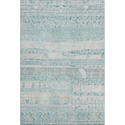 Premium Machine Washable Bitteridge AMF1835 Stripes Rug