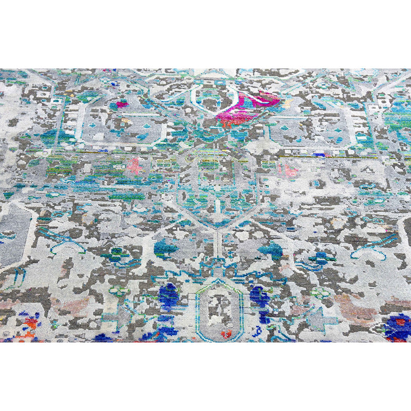 Canterbury Hand Knotted Oriental Area Rug, Rectangle 9' x 12'