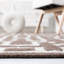 Tapis à motif géométrique en soie / laine / coton Amelah-289267558