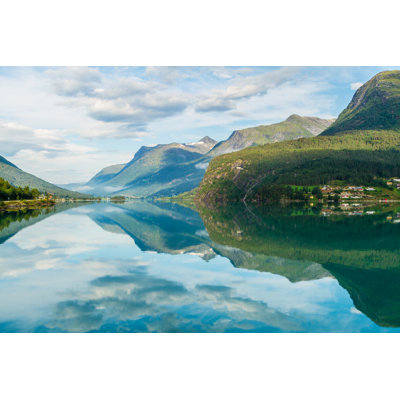 Sea Reflection - Norvège - Photographie sur toile tendue