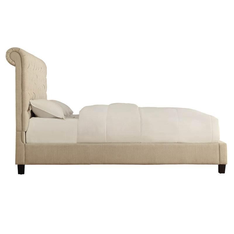 Kaster Upholstered Sleigh Bed, King