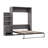 Osterman Storage Murphy Bed with Nightstand and Floating Shelves-1236735222-1236735221