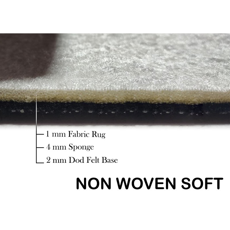 Distinctive Non-Woven Soft Printed Rug Featuring Intricate Floral Pattern for an Elegant Touch to Your Home Decor
