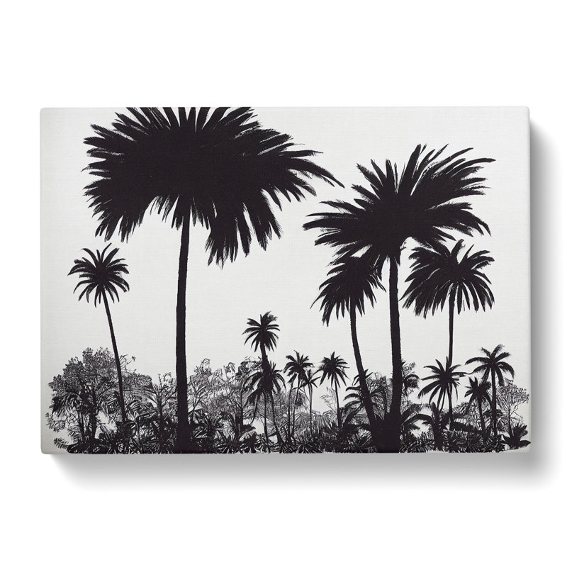 Legendary Palm Trees - Wrapped Canvas Print, 35cm H x 50cm W x 3cm D