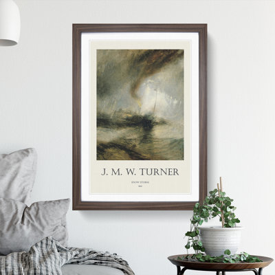 Snow Storm - Picture Frame Painting