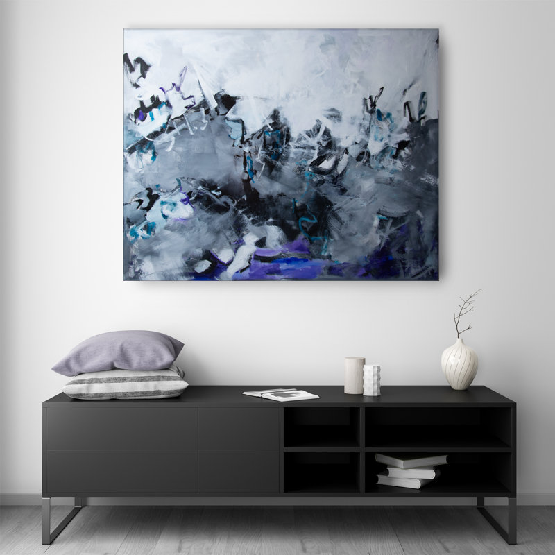 One of a Kind Original Flight by Salvatore Principe - Wrapped Canvas Painting