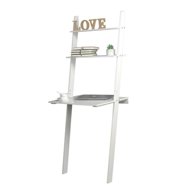 Bara Leaning / Ladder Desk, White