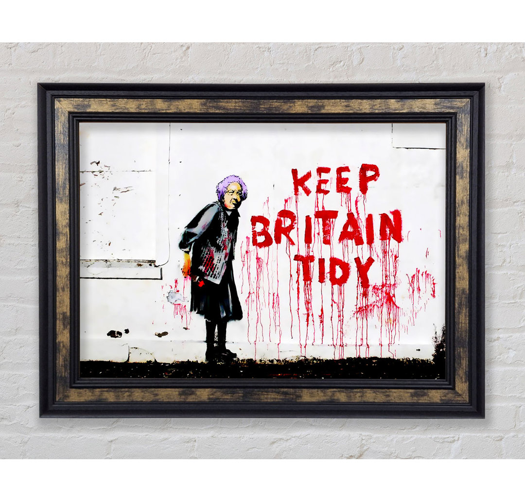 Keep Britain Tidy - Einzelner Bilderrahmen Kunstdrucke