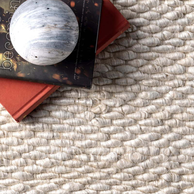 Moura Jute / Sisal Hand Woven Area Rug, Rectangle 122 x 183cm
