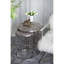 Hamdan Stainless Steel Tray Top Nesting Tables