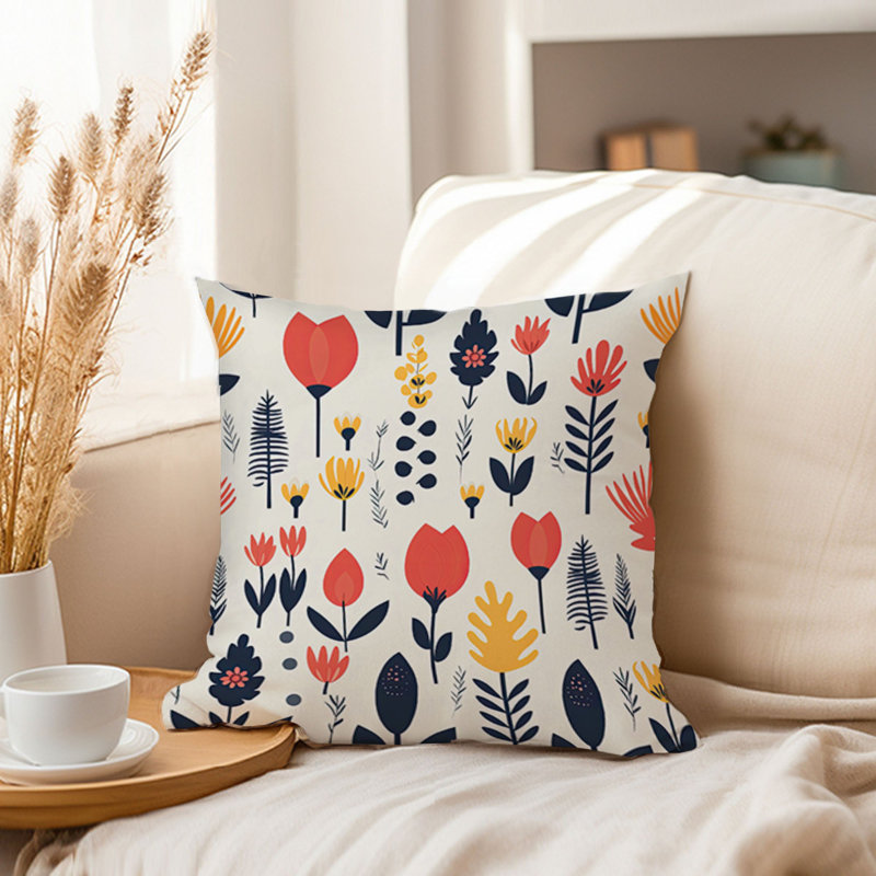 Botanical Scandinavian Flower Pattern V