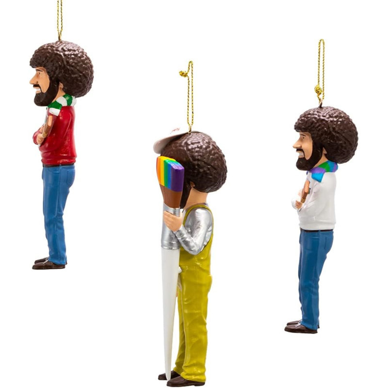 Bob Ross® 5.5'' Hanging Figurine Ornament