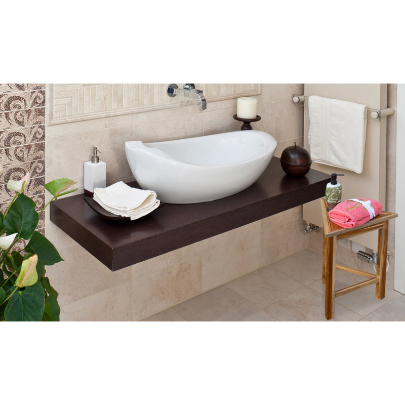 Banc de douche en teck EcoDecors
