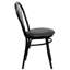 Chaise en métal avec dossier en éventail et siège en vinyle Prompton-717535335