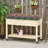 Versatile Elevated Wooden Garden Bed with Lockable Wheels and Storage-68006744-68006746