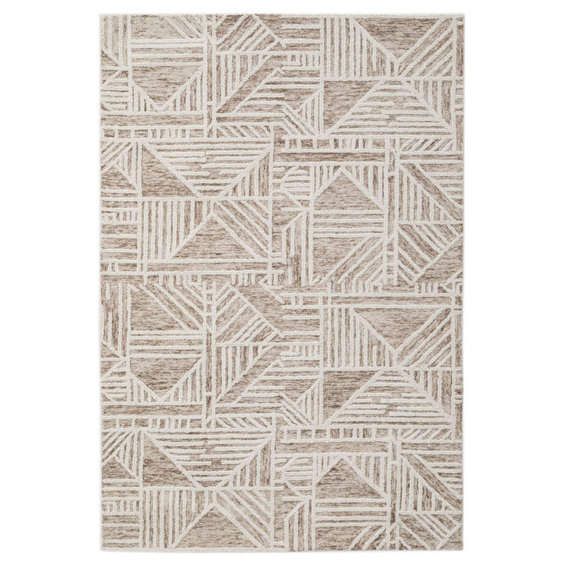 Tapis en laine touffeté à la main, Rectangulaire 2 pi x 3 pi
