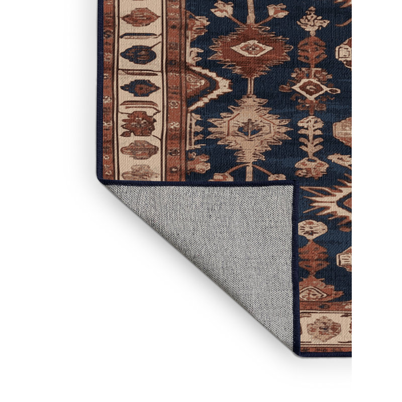Tapis mauve lavable à la machine, Carré 8 pi