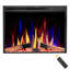 Ultra-Thin Silence Linear Electric Fireplace Inserts, & Freestanding Adjustable Heater Log Flame ,Adjustable Flame Colour & Speed, Remote Control 8H Timer-1796821345