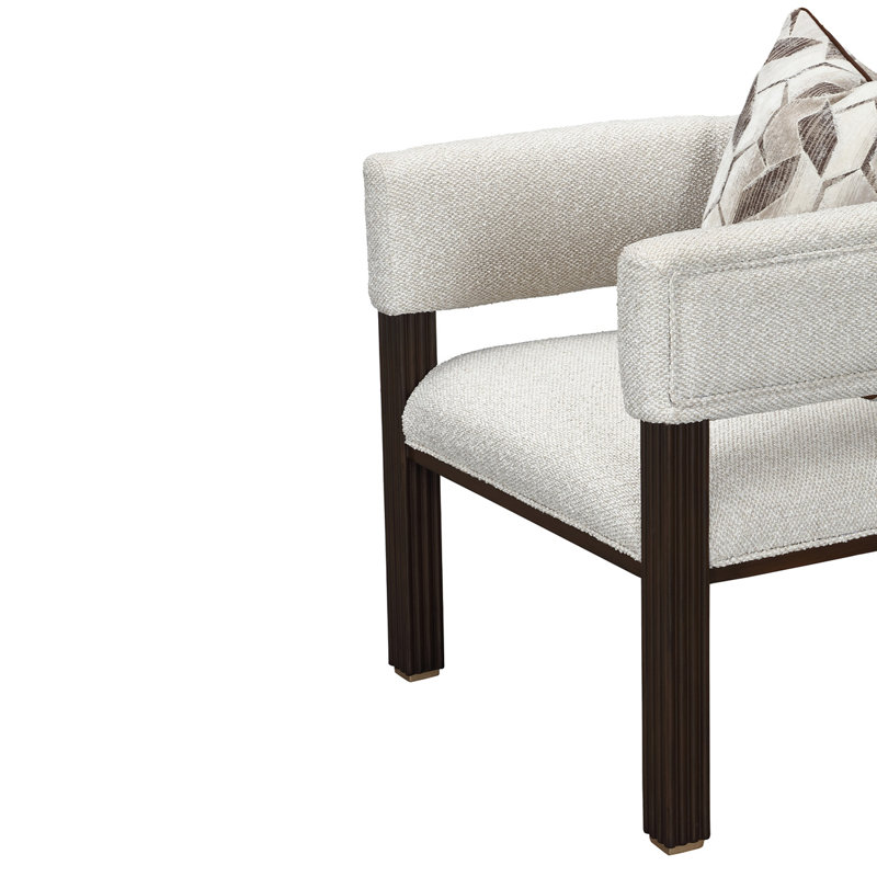 West Kensington Accent Chair, Espresso Wood