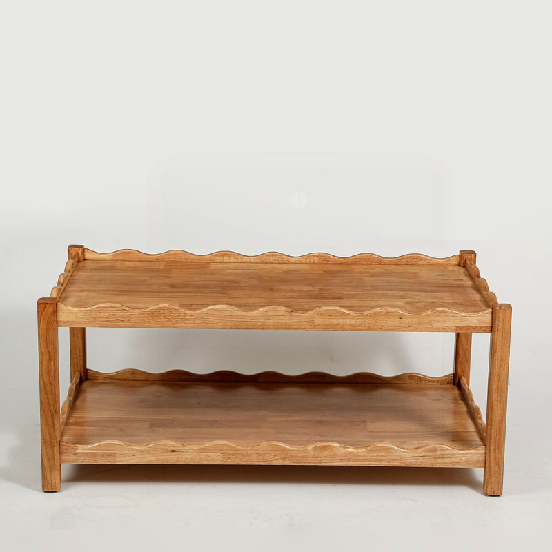 Modern Rectangular 2 Tier Coffee Table