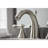 Kingston Brass Naples Two-Handle 3-Hole Deck Mount Widespread Bathroom Faucet with Brass Pop-Up Drain-11176994