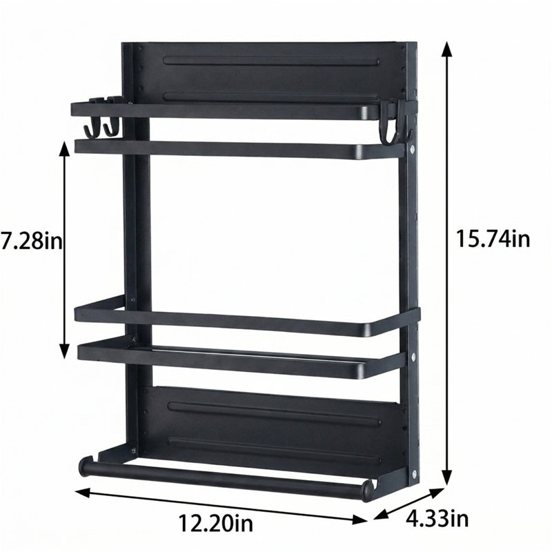 Double-tier Foldable Refrigerator Shelf (magnetic)