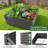 4X4X1.5 Ft Galvanized Raised Garden Beds Outdoor, Square Metal Planter Box For Planting Vegetables Flowers Herb, Anti-Rust & Easy-Setup, Quartz Grey-1101666581