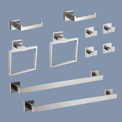 10 - Piece Bathroom Hardware Set