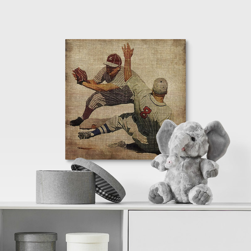 Art Arthur Sports VII, Toile tendue, H 16 po x l 16 po x P 1,25 po