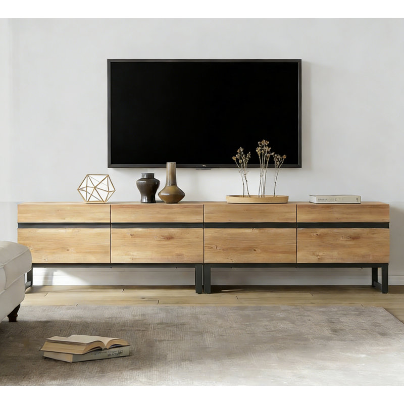 Crédence de rangement l 70,9 po Aadam, Bois de chêne