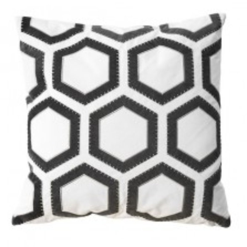 Lisa Geometric Reversible Throw Pillow