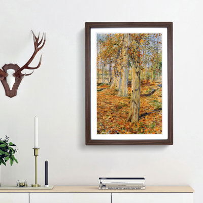 Autumn Forest by Kuroda Seiki - Framed Print