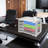 Gilmar 5 Tiers Paper Organizer Desktop Organizer Multifunctional Top Shelf for Office Storage