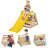 5 in 1 Pikler Triangle Set with Slide, Sandbags, for 18-48 Months