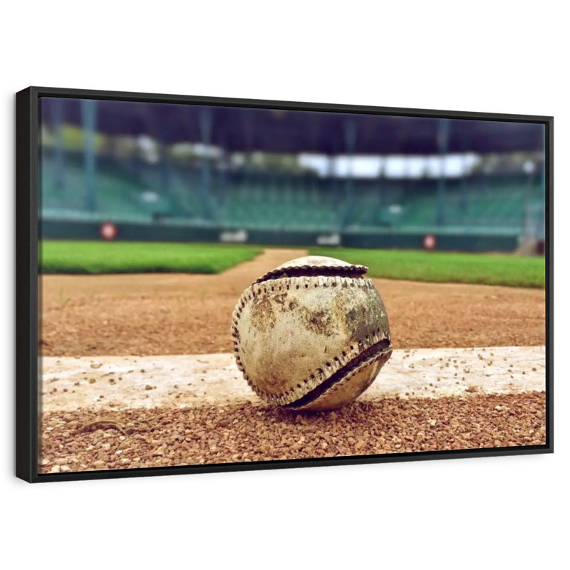 Baseball Sireci au stade, H 25 po x l 37 po