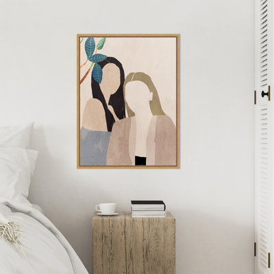 Leaves and Ladies I by Aimee Wilson Framed Canvas Wall Art Print