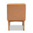 Hilley Mid-Century Modern Tan Faux Leather Upholstered And Walnut Brown Finished Wood Dining Chair-1186645475