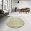 Tapis contemporain beige / vert-295393725