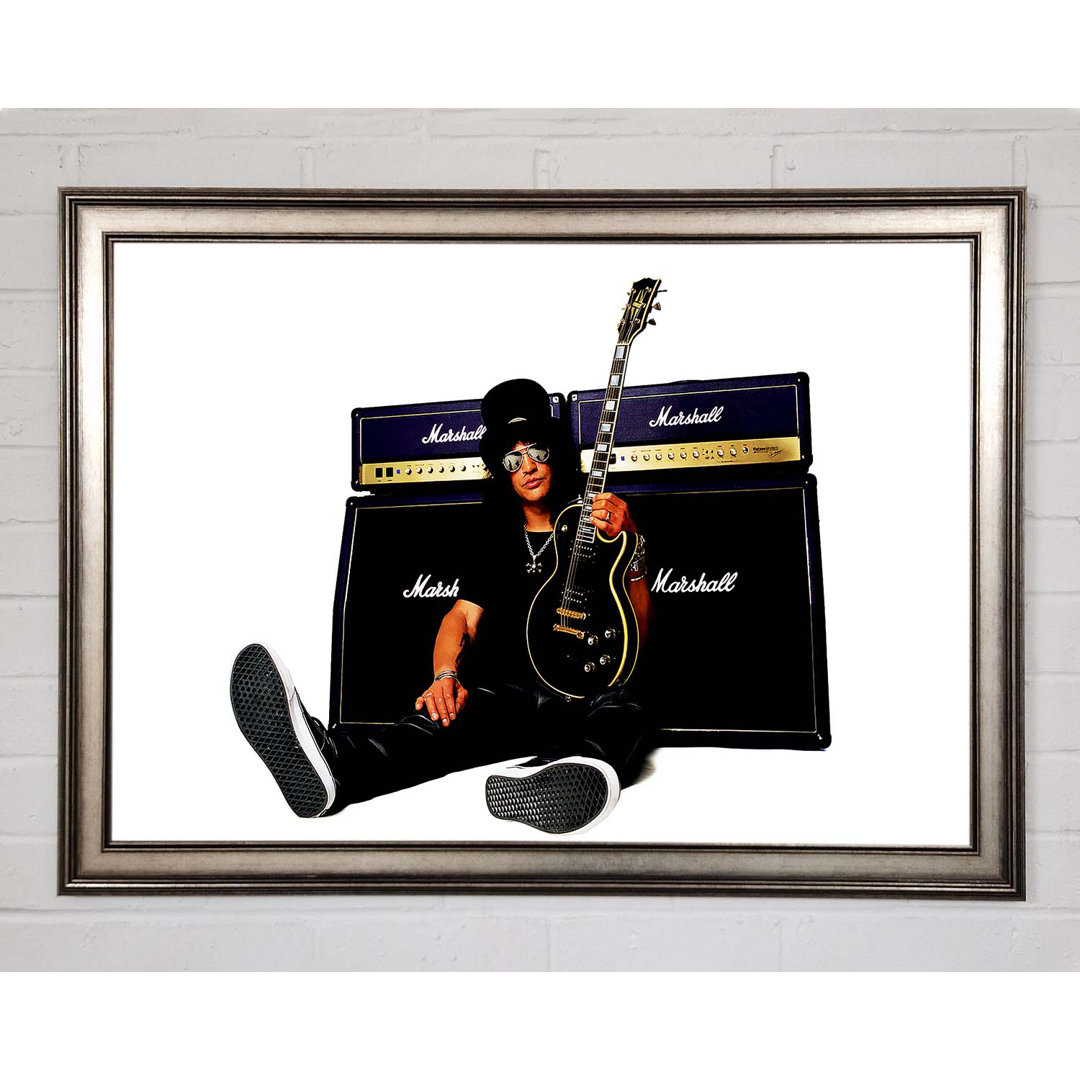 Slash Marshall Amps - Einzelne Bilderrahmen Kunstdrucke