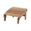 Malibu Teak Outdoor Adirondack Ottoman
