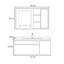 Armoire de salle de bain simple et haut de gamme