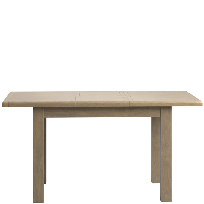 Columbia Extendable Oak Dining Table, 77 cm H x 80 cm W x 120 cm - 150 cm L