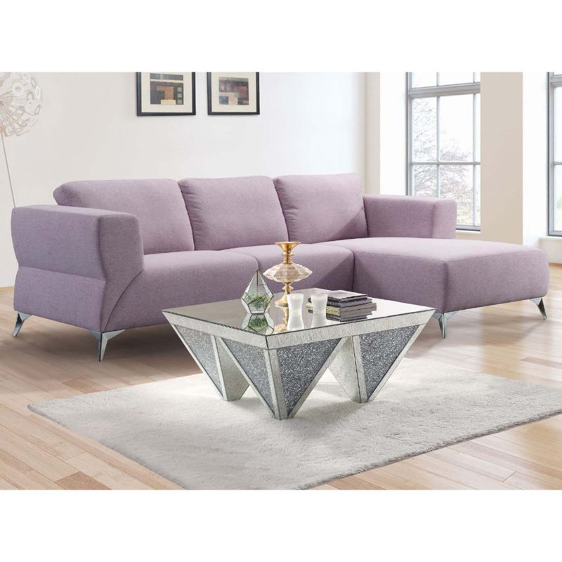 Canapé modulaire Josias de 137 po, tissu baies pâles