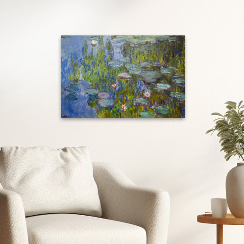 Seerosen - Art du musée des paysages, H 16 po x l 24 po