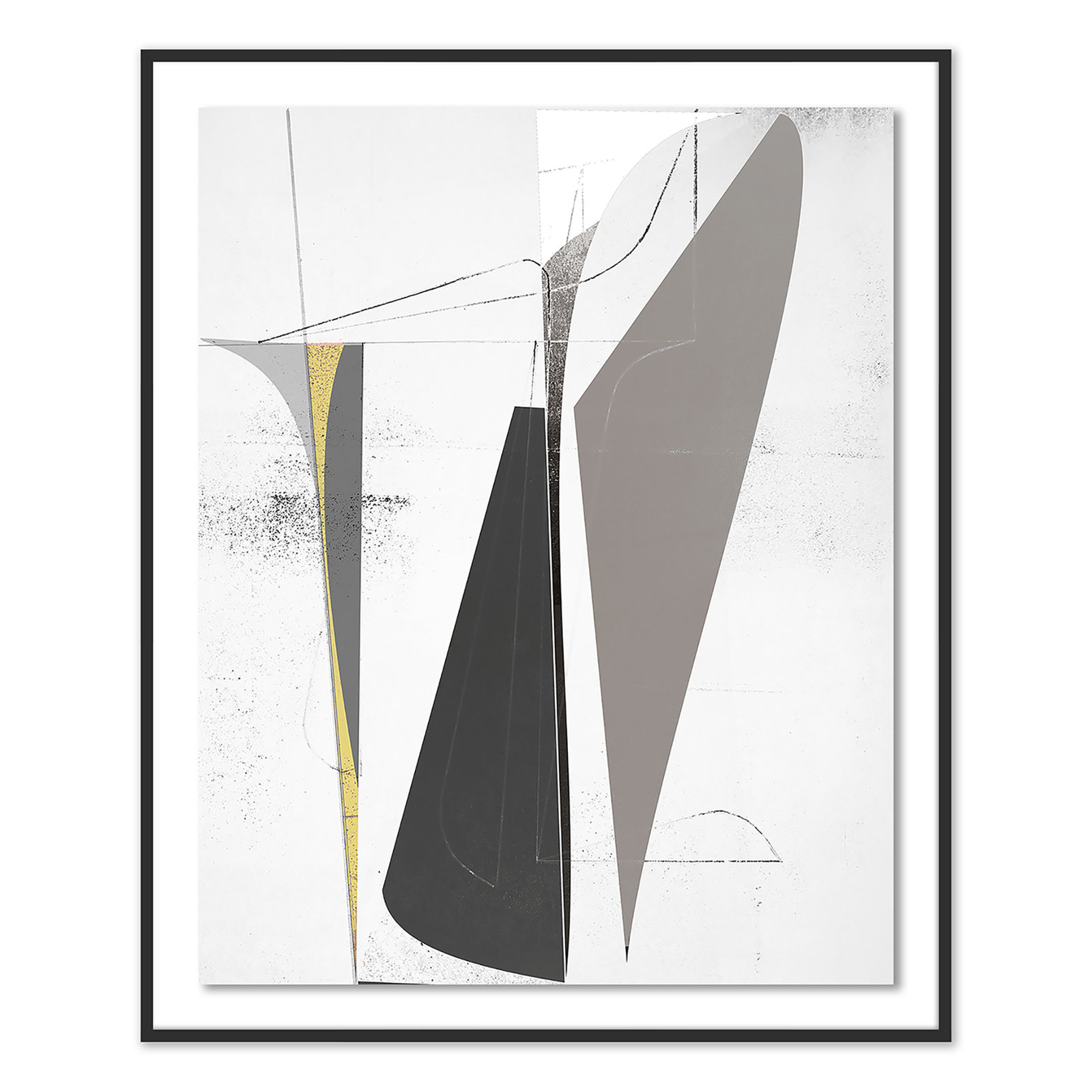Ando by Bangbouh Studio, 24" H x 20" W x 1.5" D, Black