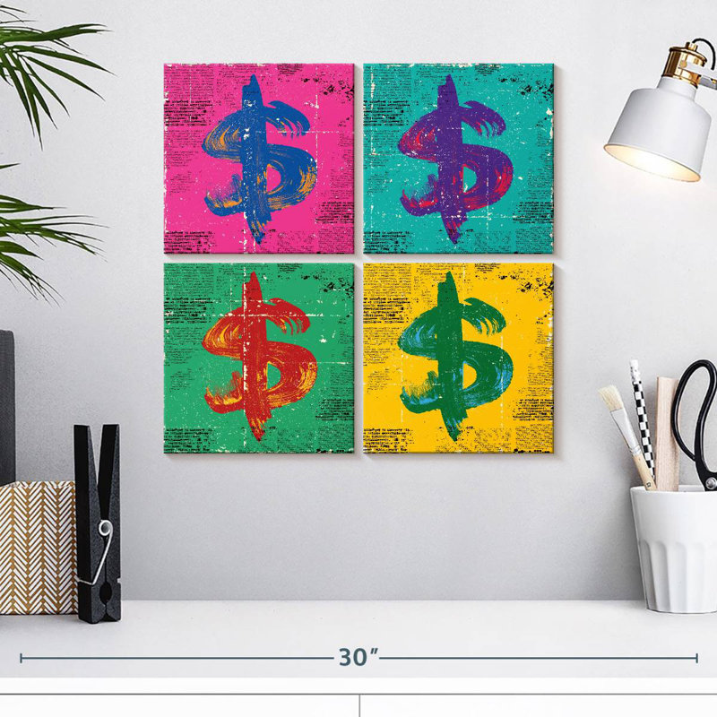 Signes de Kung Grungy, H 18 po x l 18 po